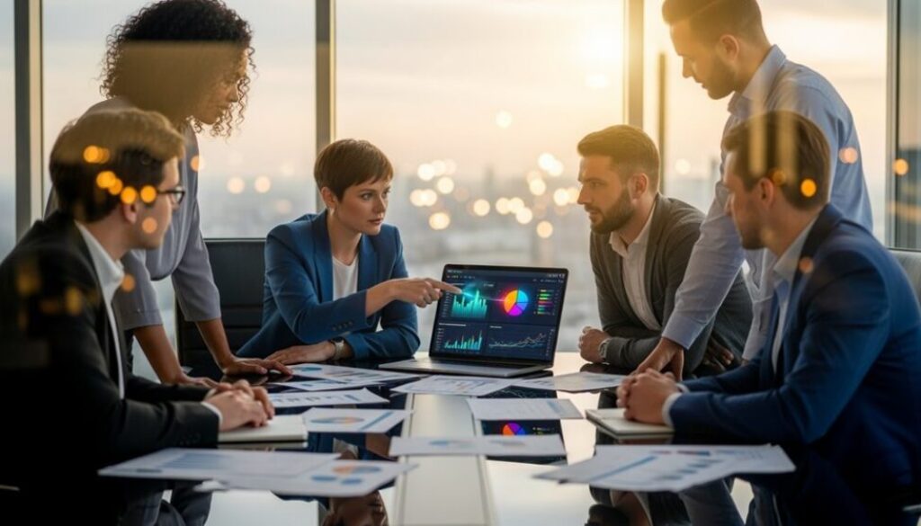 geschäftliche Erkenntnisse für Entscheidungsfindung